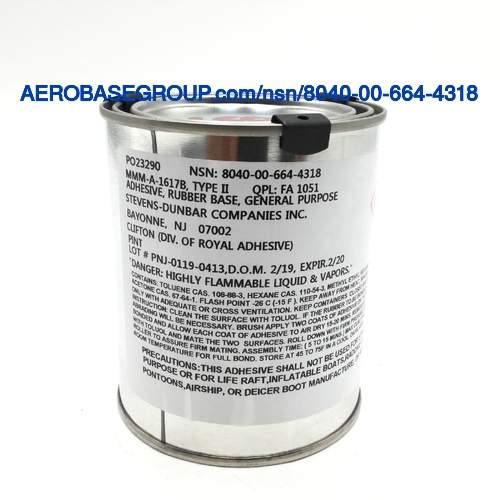 NSN 8040-00-664-4318 Adhesive