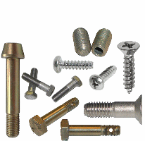 Bolts and screws categories