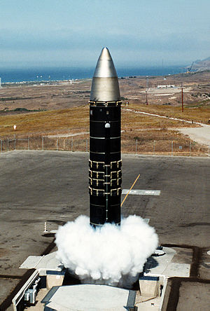 Picture of Mx Peacekeeper Missile