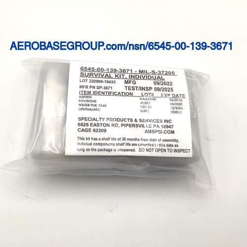 Picture of part number MIL-S-37205