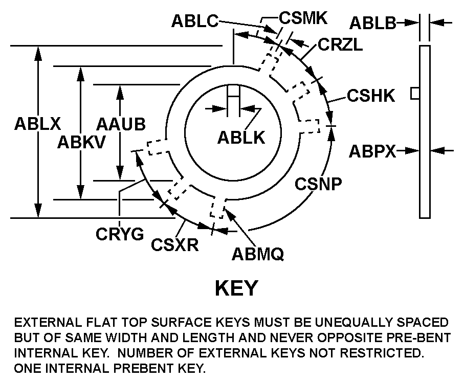 Reference of NSN 5310-00-045-3810